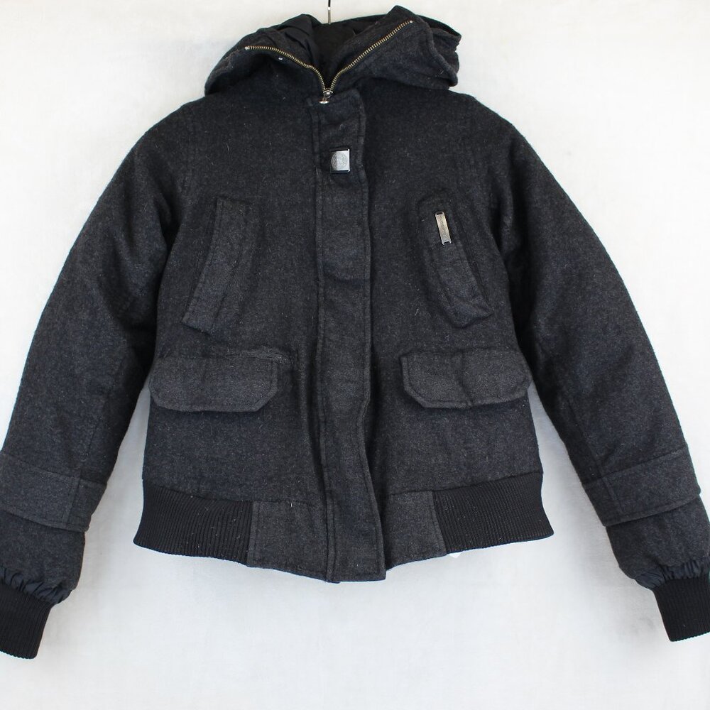 Canada Goose x Loro Piana Gray Wool Down Fill Winter Jacket Kids Youth (M/L)